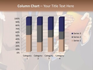 A Couple Of People Standing Next To Each Other PowerPoint Template