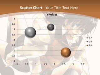 A Couple Of Anime Characters Sitting Next To Each Other PowerPoint Template