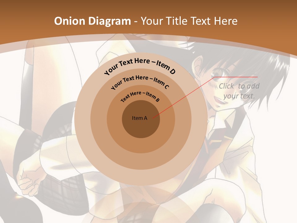 A Couple Of Anime Characters Sitting Next To Each Other PowerPoint Template