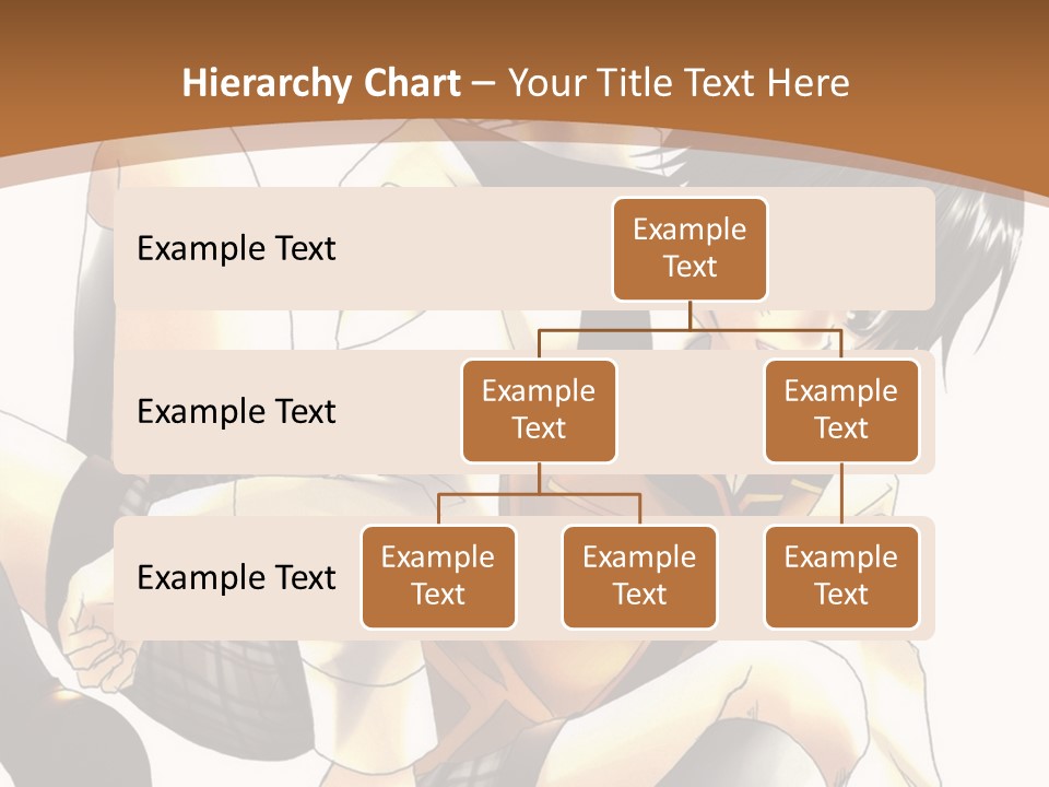 A Couple Of Anime Characters Sitting Next To Each Other PowerPoint Template