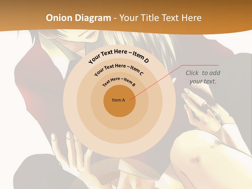 A Couple Of Anime Characters Sitting Next To Each Other PowerPoint Template