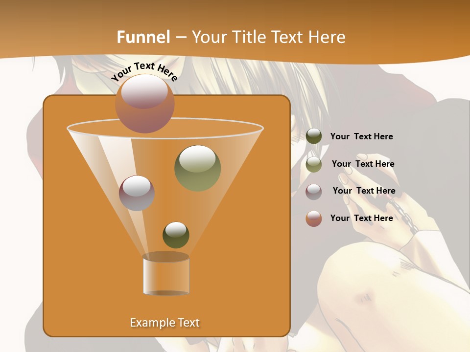 A Couple Of Anime Characters Sitting Next To Each Other PowerPoint Template
