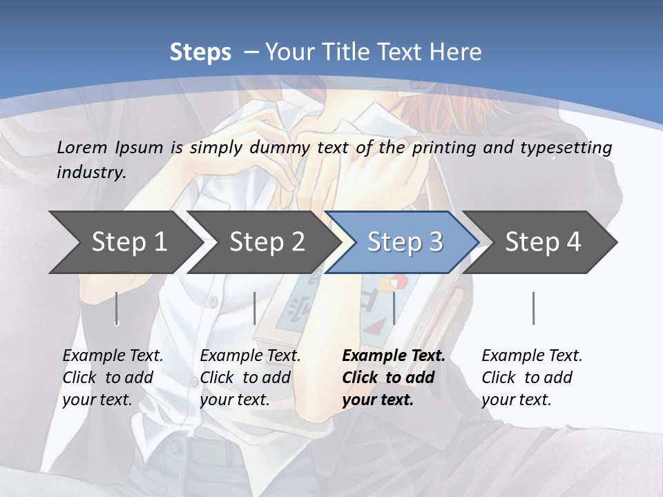 A Man And A Woman Are Sitting On A Bench PowerPoint Template