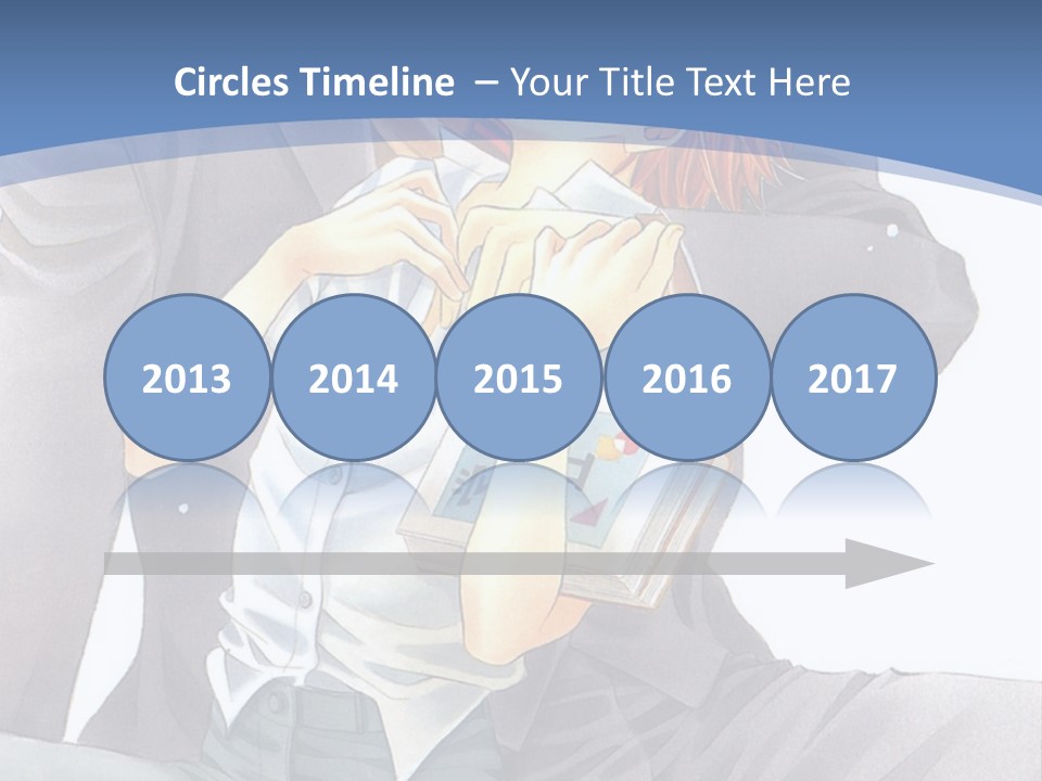 A Man And A Woman Are Sitting On A Bench PowerPoint Template