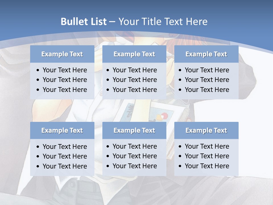 A Man And A Woman Are Sitting On A Bench PowerPoint Template