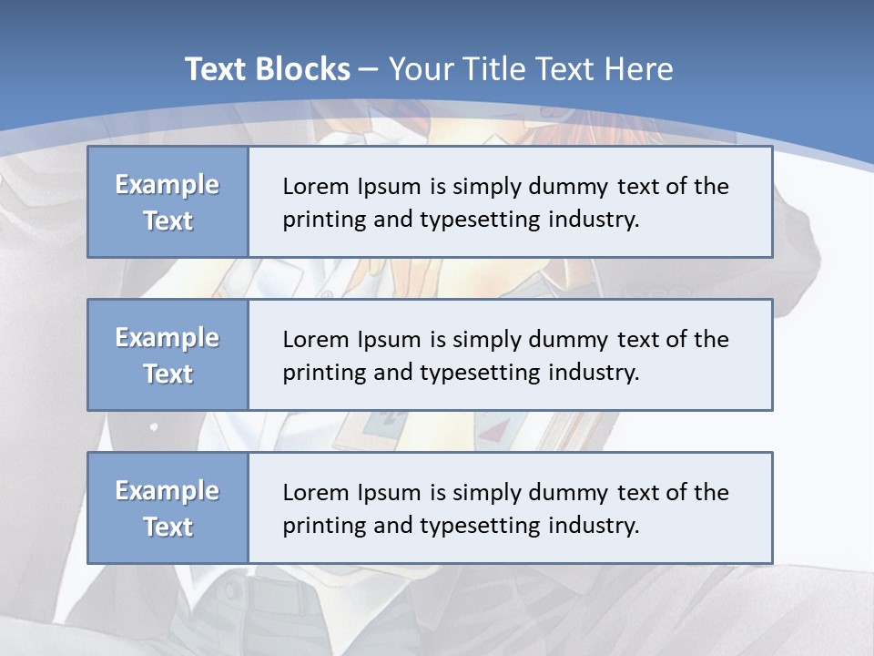 A Man And A Woman Are Sitting On A Bench PowerPoint Template