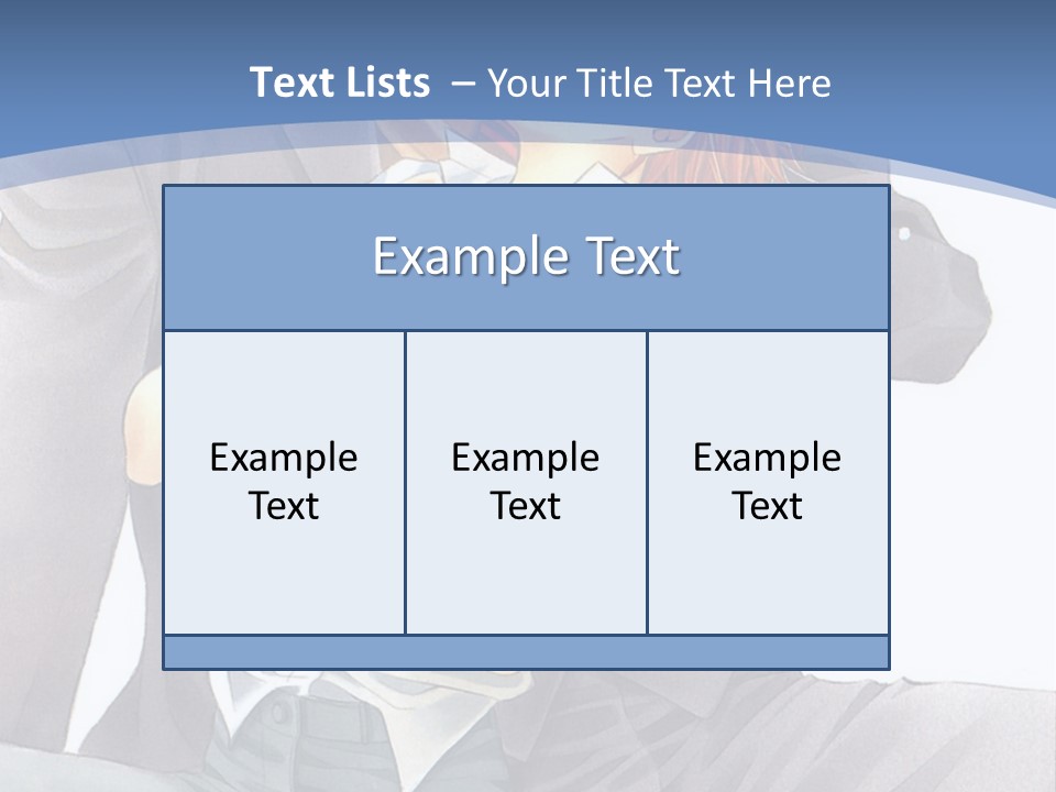 A Man And A Woman Are Sitting On A Bench PowerPoint Template