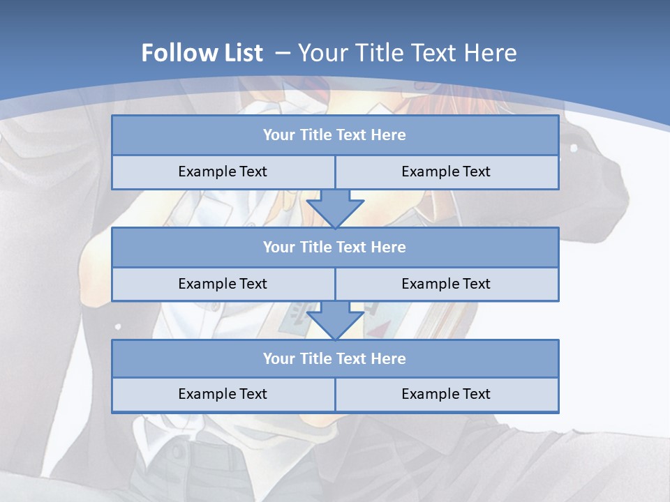 A Man And A Woman Are Sitting On A Bench PowerPoint Template