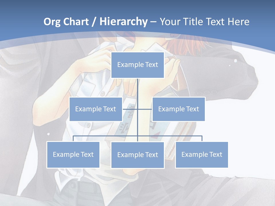 A Man And A Woman Are Sitting On A Bench PowerPoint Template