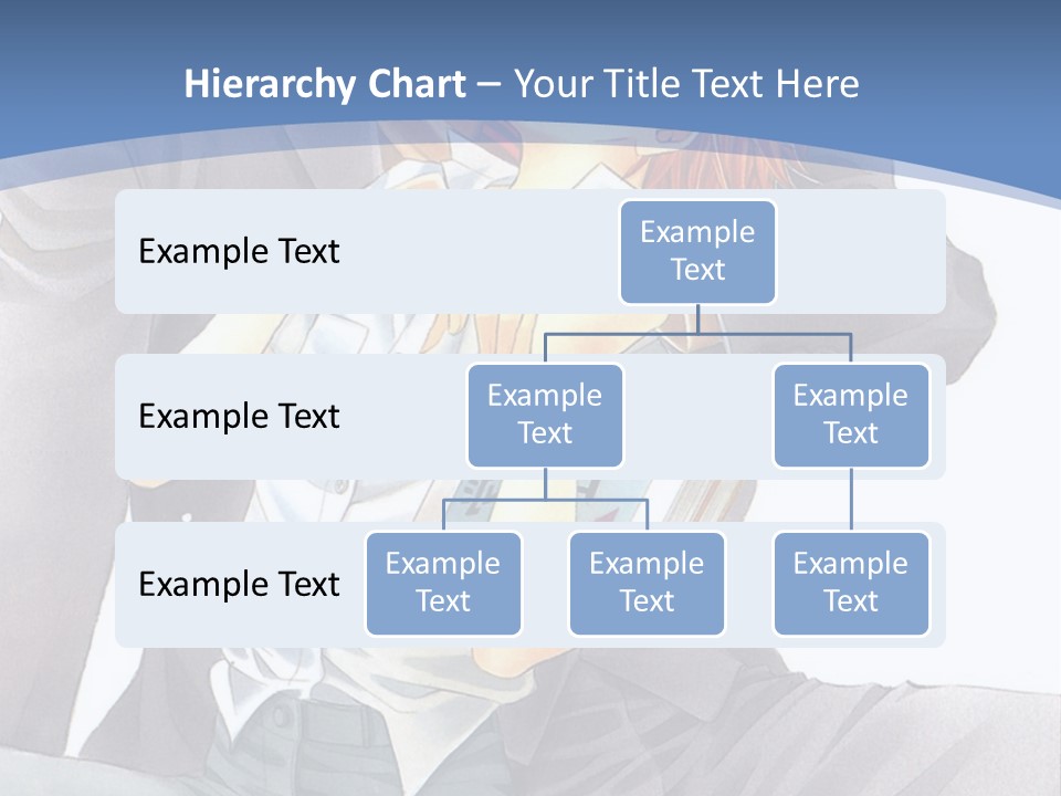 A Man And A Woman Are Sitting On A Bench PowerPoint Template