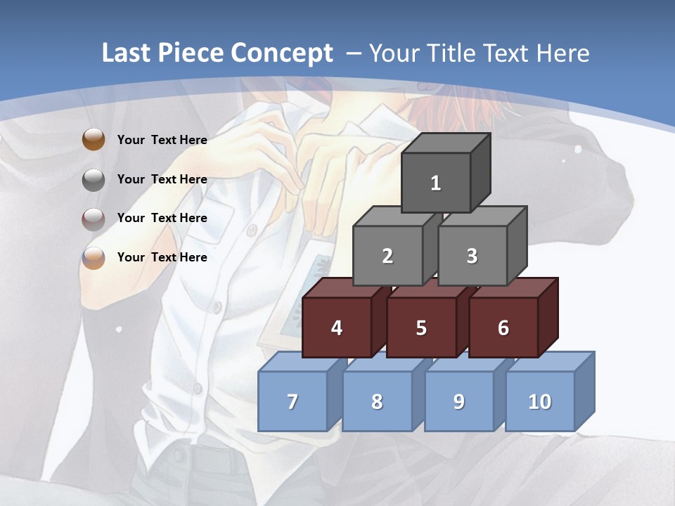 A Man And A Woman Are Sitting On A Bench PowerPoint Template