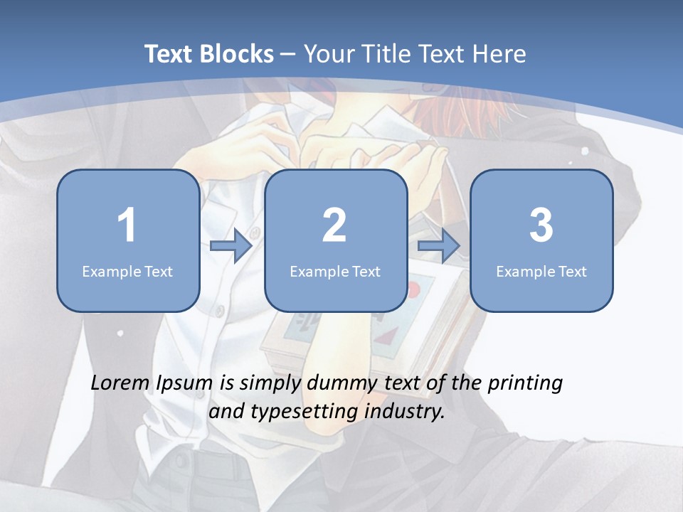 A Man And A Woman Are Sitting On A Bench PowerPoint Template