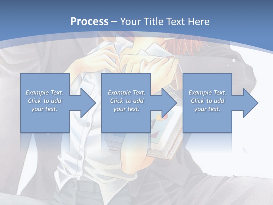 A Man And A Woman Are Sitting On A Bench PowerPoint Template