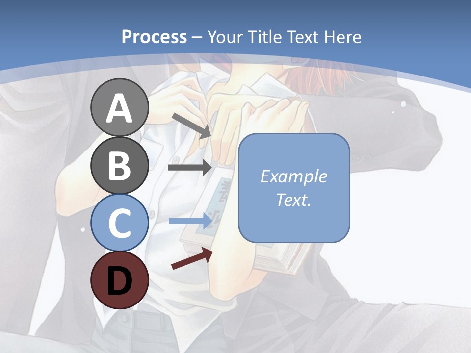A Man And A Woman Are Sitting On A Bench PowerPoint Template