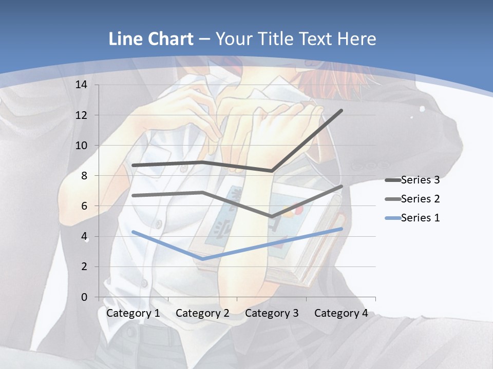 A Man And A Woman Are Sitting On A Bench PowerPoint Template