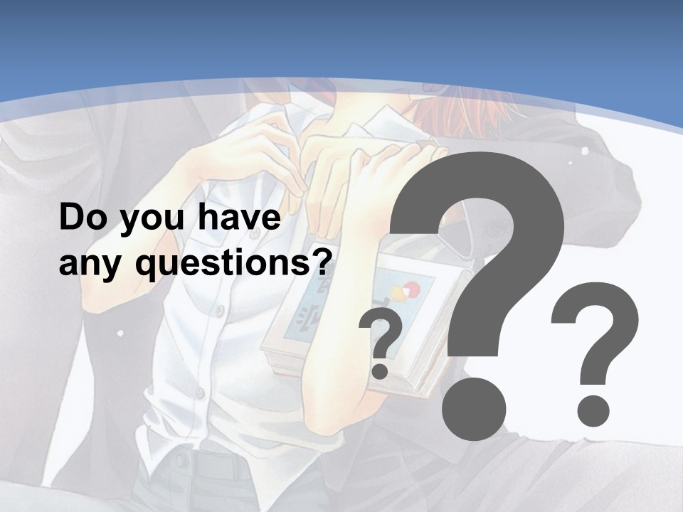 A Man And A Woman Are Sitting On A Bench PowerPoint Template