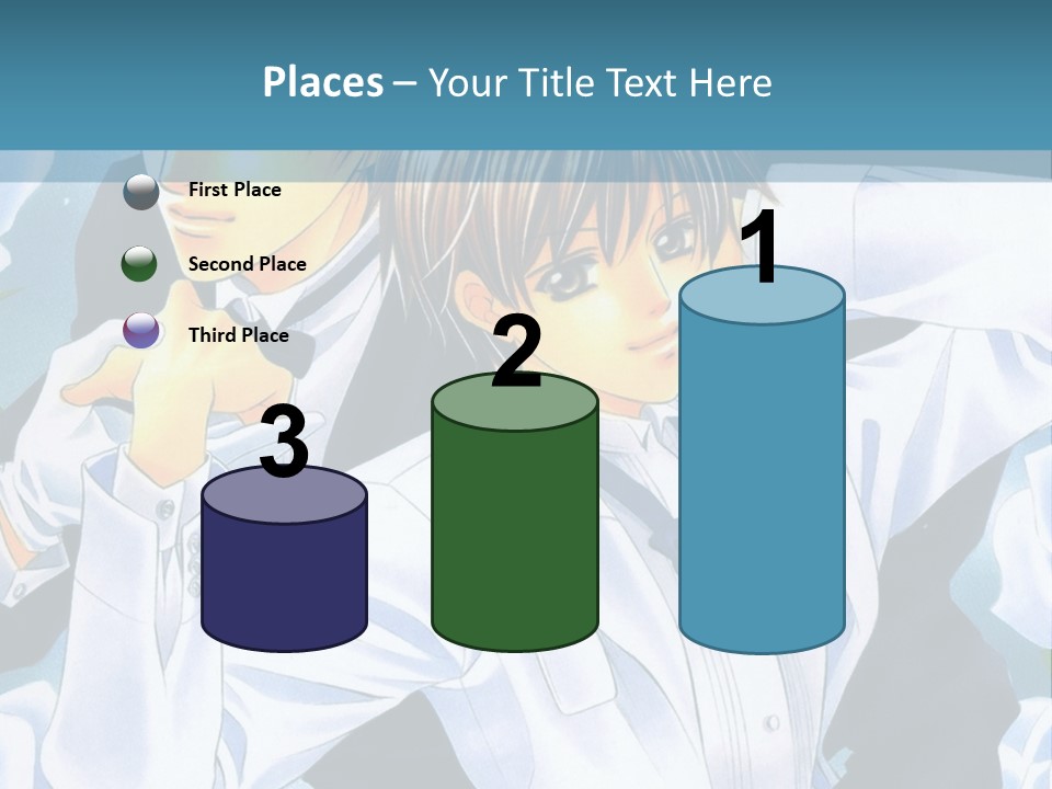 A Couple Of People Standing Next To Each Other PowerPoint Template