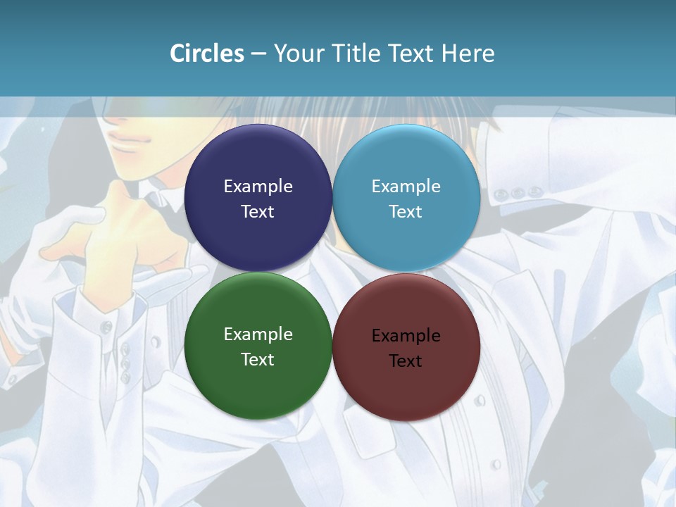 A Couple Of People Standing Next To Each Other PowerPoint Template