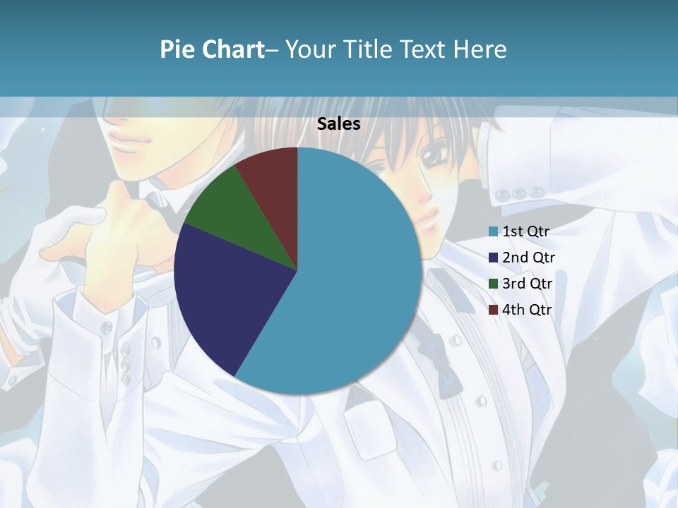 A Couple Of People Standing Next To Each Other PowerPoint Template