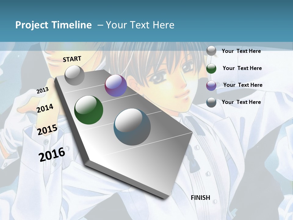 A Couple Of People Standing Next To Each Other PowerPoint Template