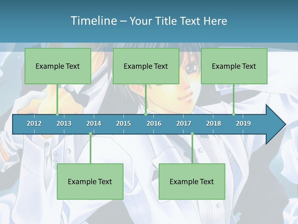 A Couple Of People Standing Next To Each Other PowerPoint Template