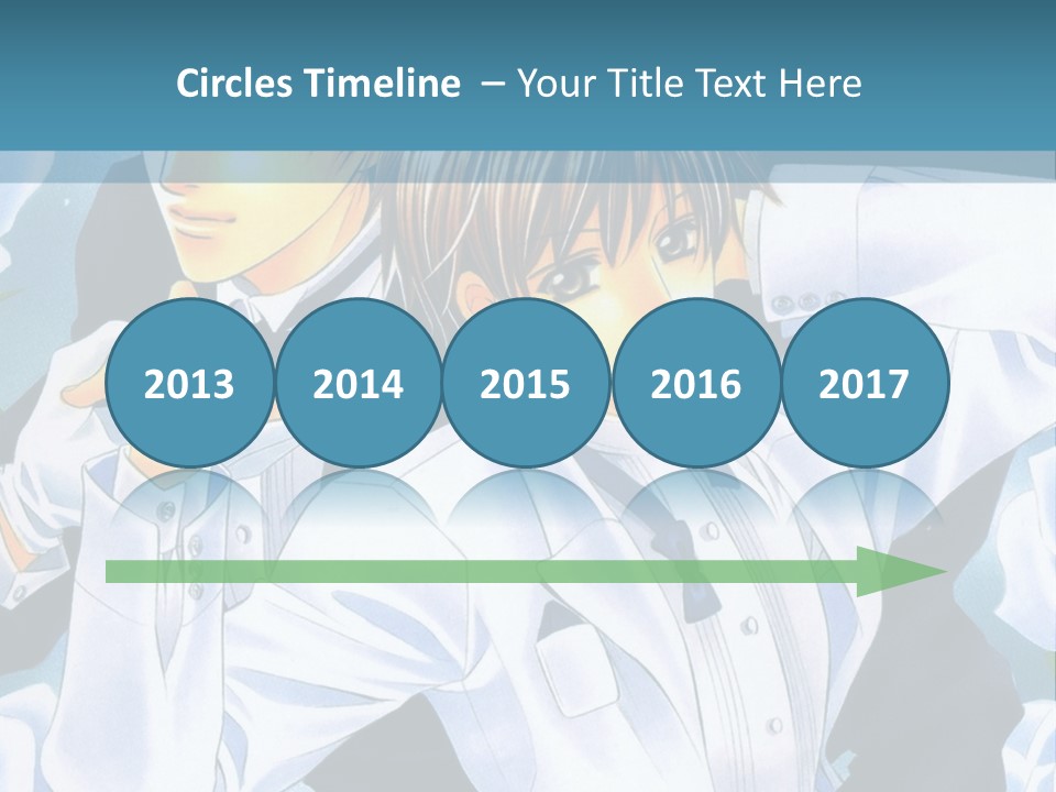 A Couple Of People Standing Next To Each Other PowerPoint Template