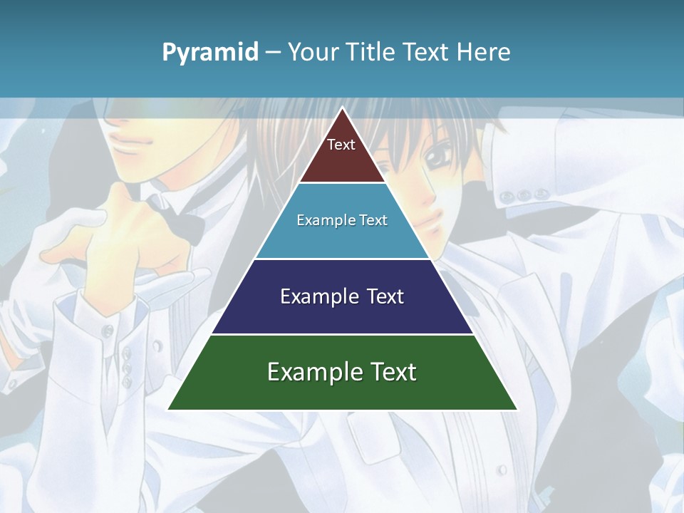 A Couple Of People Standing Next To Each Other PowerPoint Template