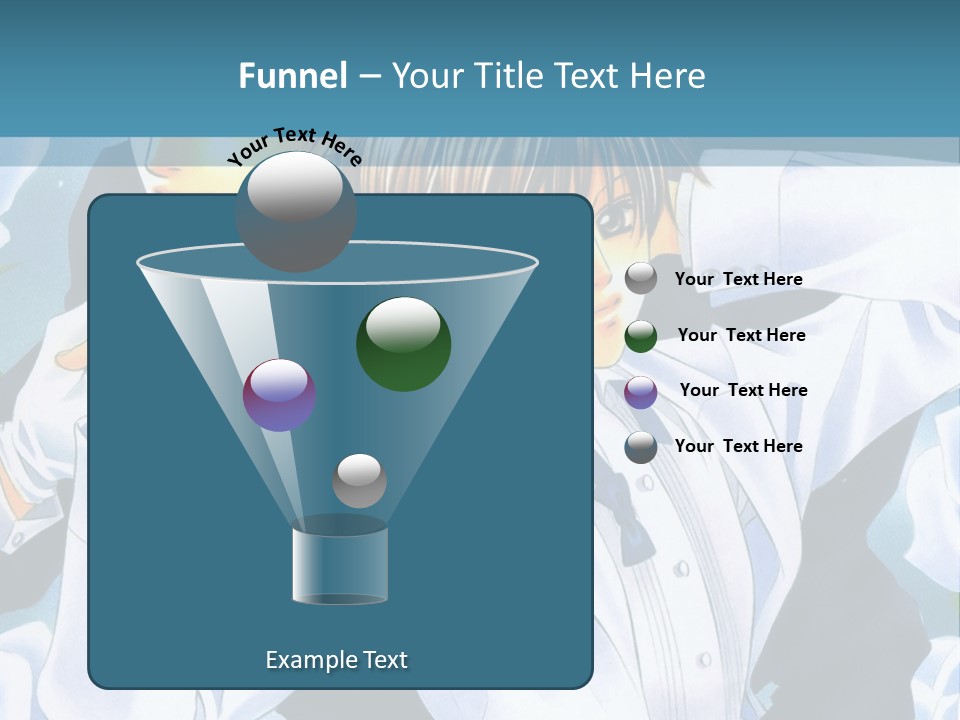 A Couple Of People Standing Next To Each Other PowerPoint Template