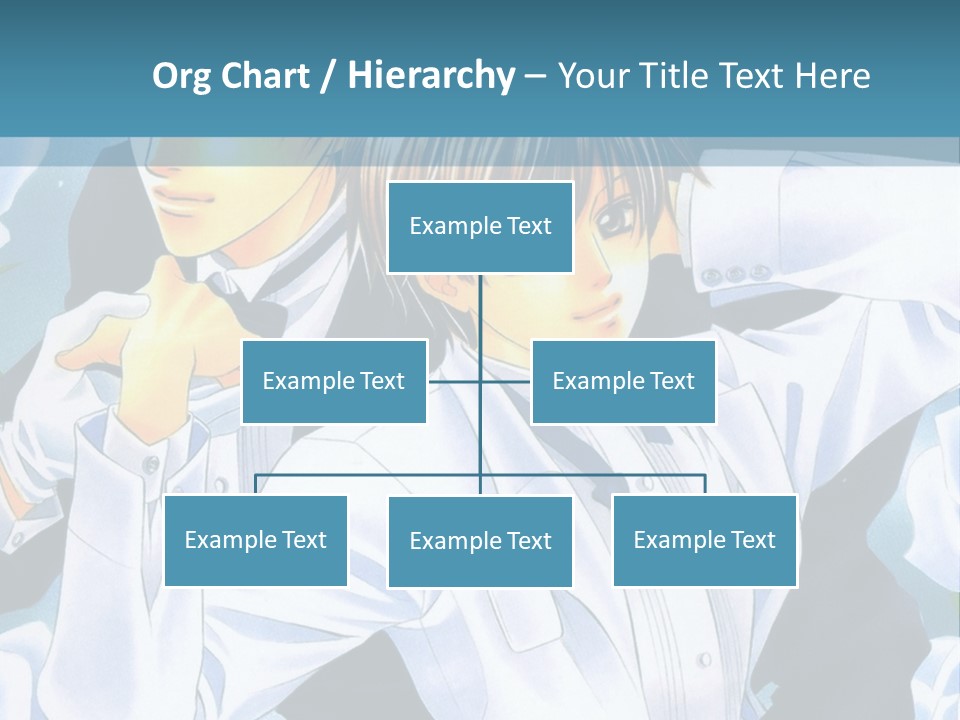 A Couple Of People Standing Next To Each Other PowerPoint Template