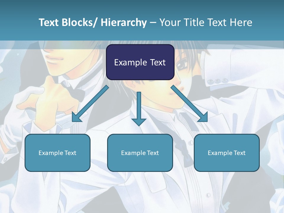 A Couple Of People Standing Next To Each Other PowerPoint Template
