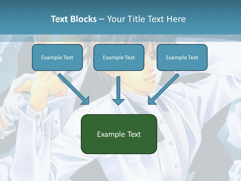 A Couple Of People Standing Next To Each Other PowerPoint Template