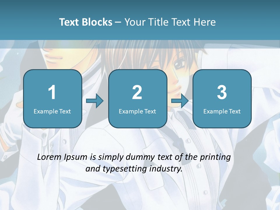 A Couple Of People Standing Next To Each Other PowerPoint Template
