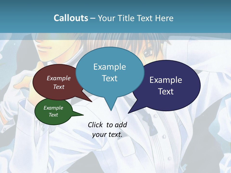 A Couple Of People Standing Next To Each Other PowerPoint Template