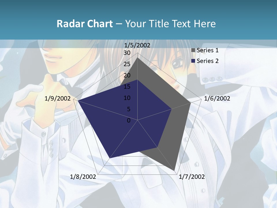 A Couple Of People Standing Next To Each Other PowerPoint Template