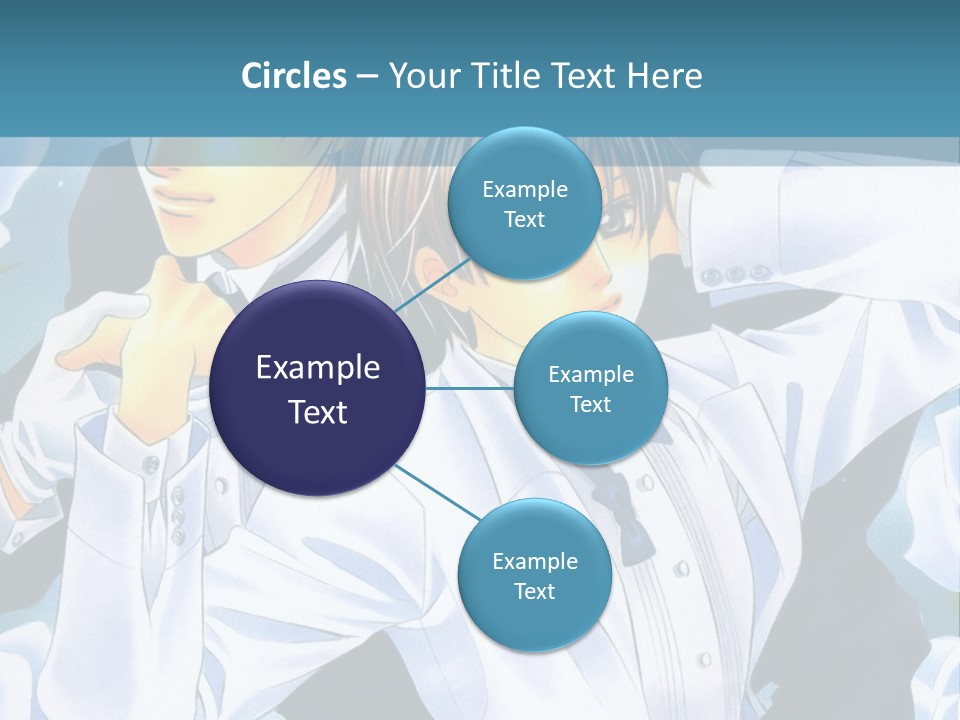 A Couple Of People Standing Next To Each Other PowerPoint Template