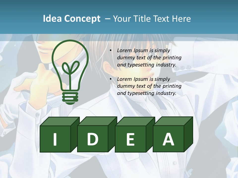 A Couple Of People Standing Next To Each Other PowerPoint Template