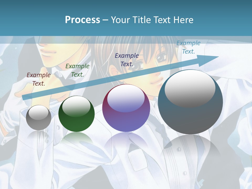 A Couple Of People Standing Next To Each Other PowerPoint Template