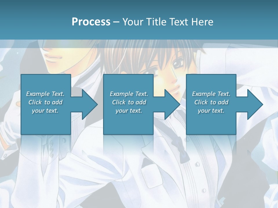 A Couple Of People Standing Next To Each Other PowerPoint Template