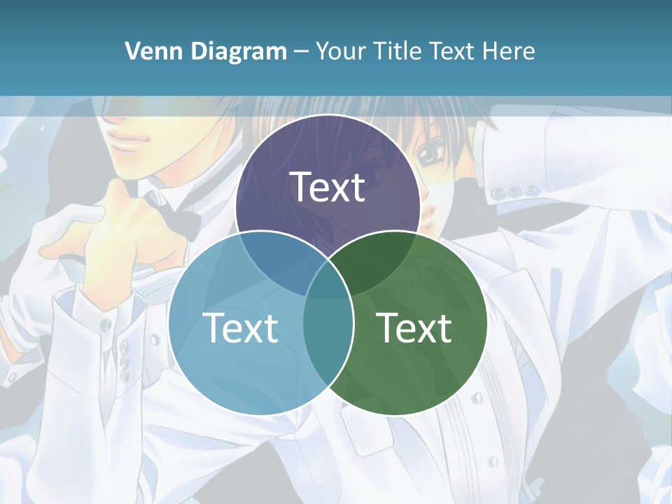 A Couple Of People Standing Next To Each Other PowerPoint Template