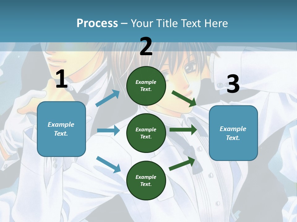 A Couple Of People Standing Next To Each Other PowerPoint Template