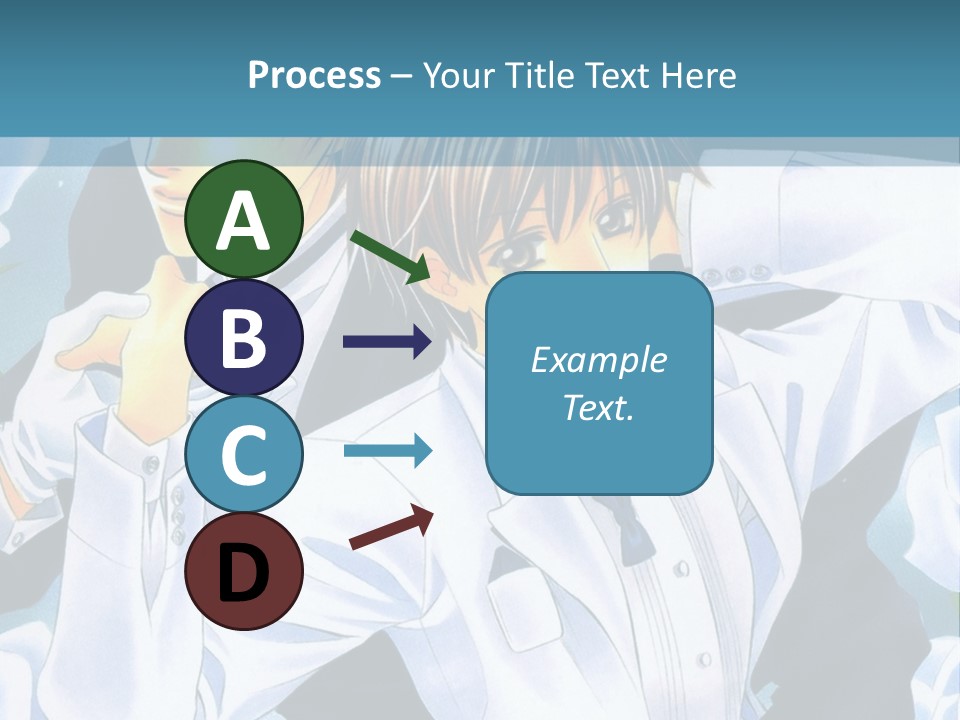 A Couple Of People Standing Next To Each Other PowerPoint Template
