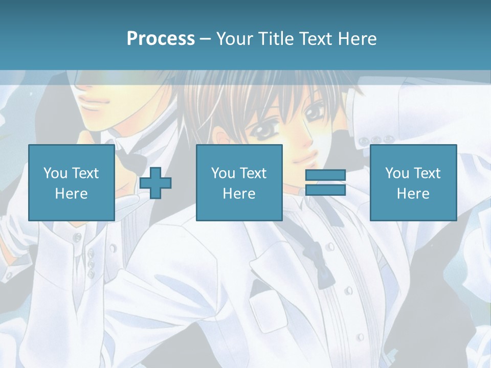 A Couple Of People Standing Next To Each Other PowerPoint Template