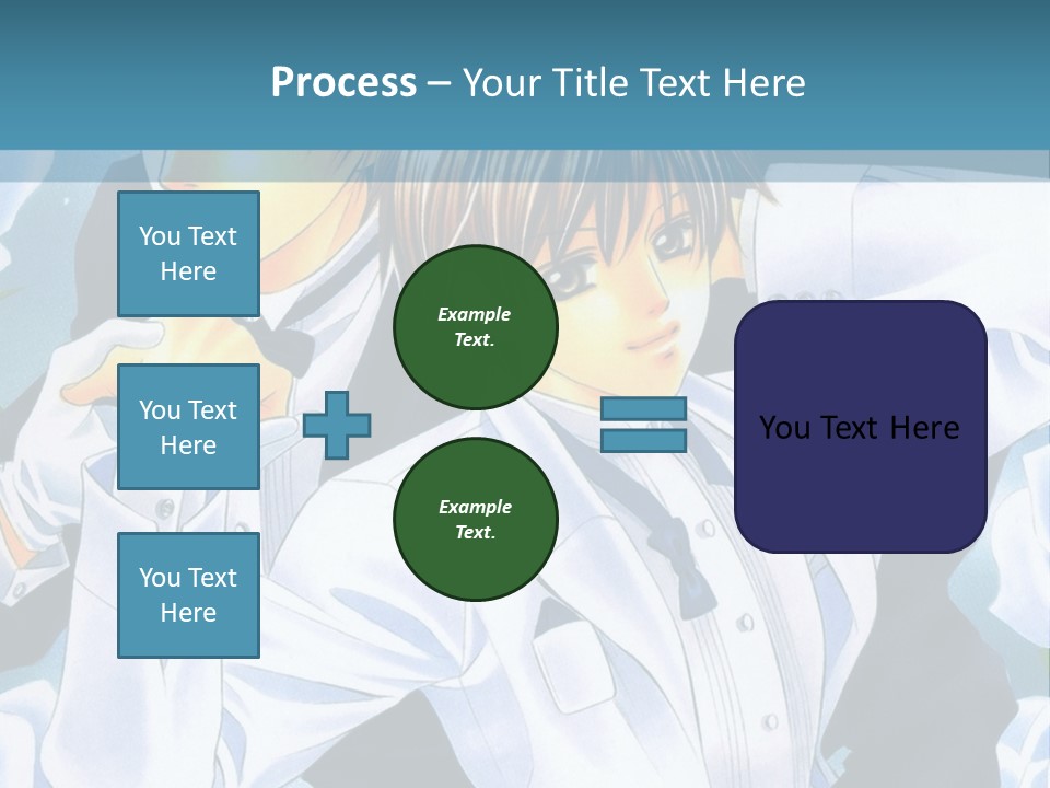 A Couple Of People Standing Next To Each Other PowerPoint Template