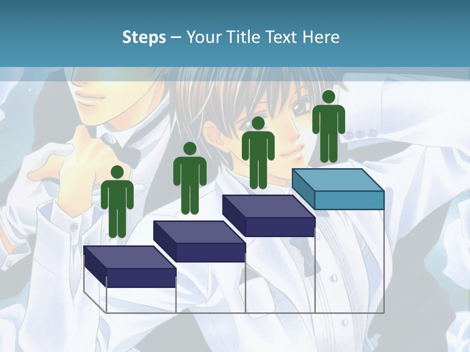 A Couple Of People Standing Next To Each Other PowerPoint Template