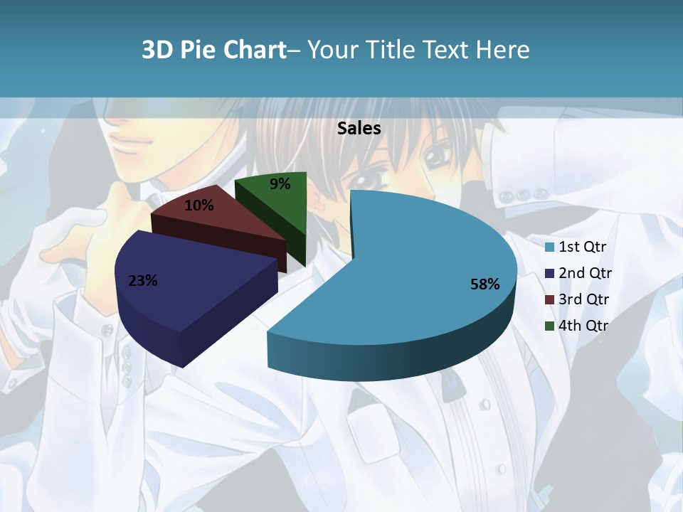 A Couple Of People Standing Next To Each Other PowerPoint Template