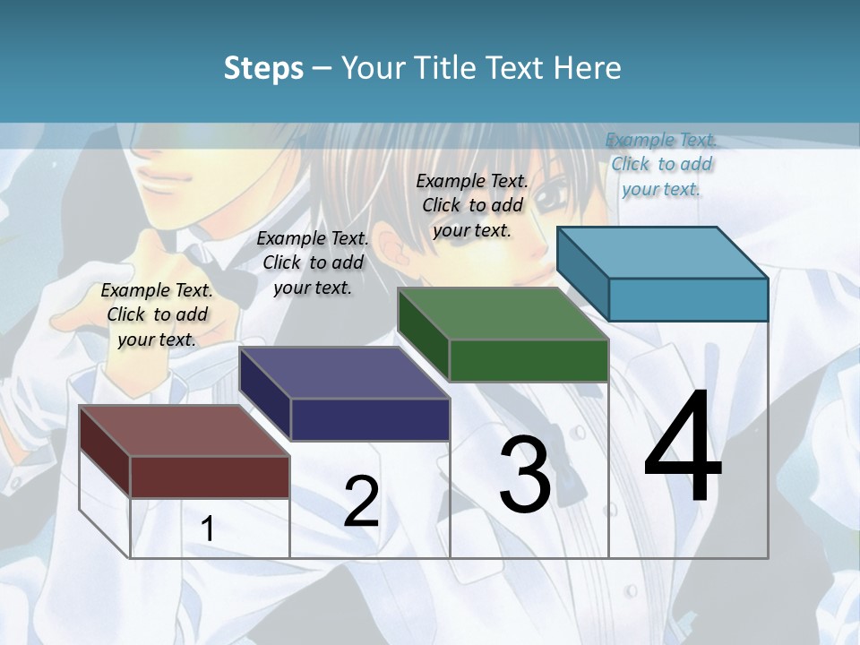 A Couple Of People Standing Next To Each Other PowerPoint Template