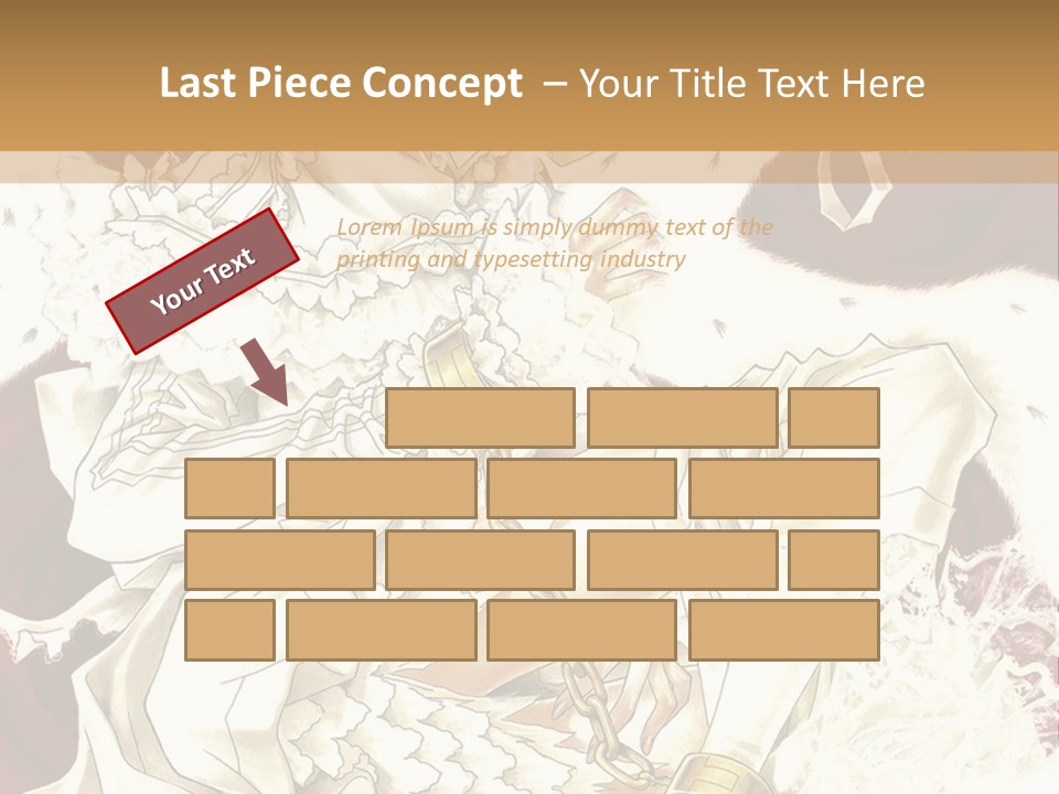 A Woman In A White Dress Is Holding A Sword PowerPoint Template
