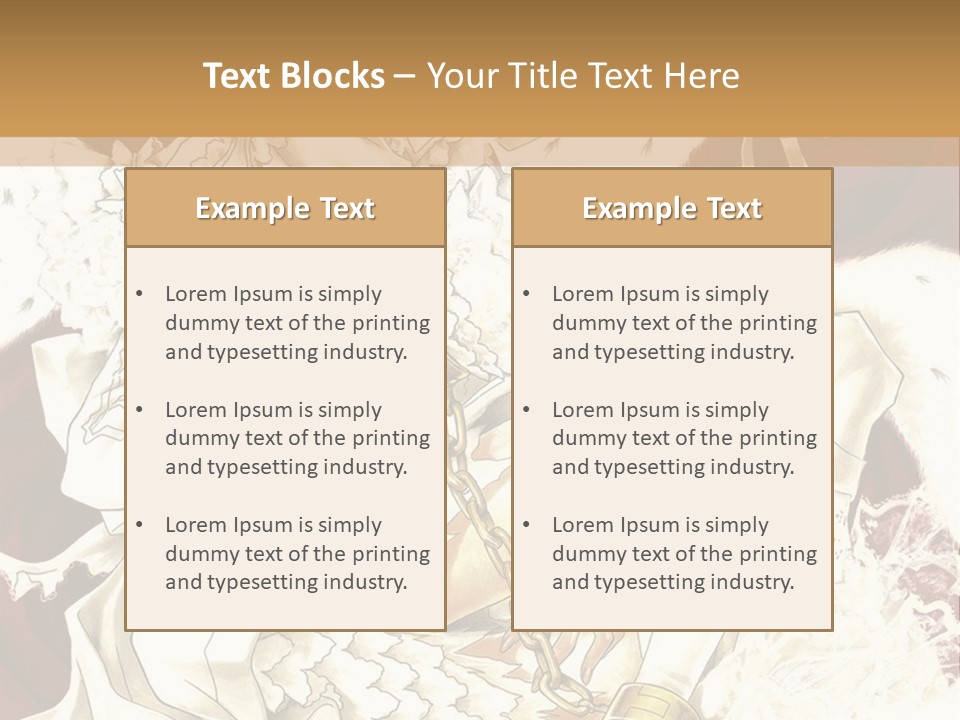 A Woman In A White Dress Is Holding A Sword PowerPoint Template