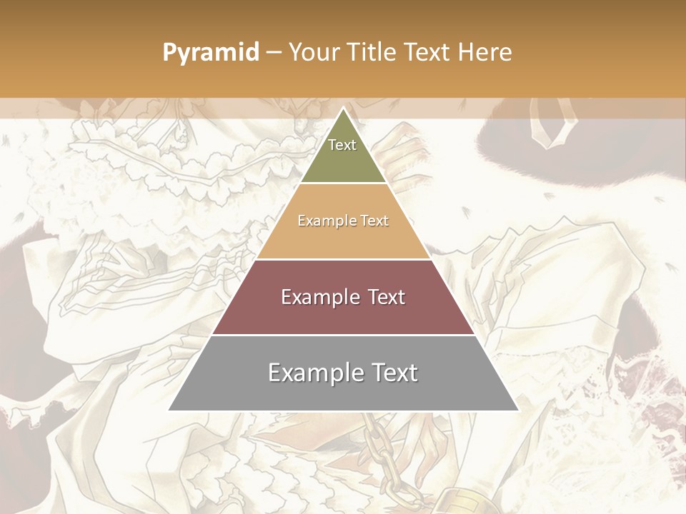 A Woman In A White Dress Is Holding A Sword PowerPoint Template