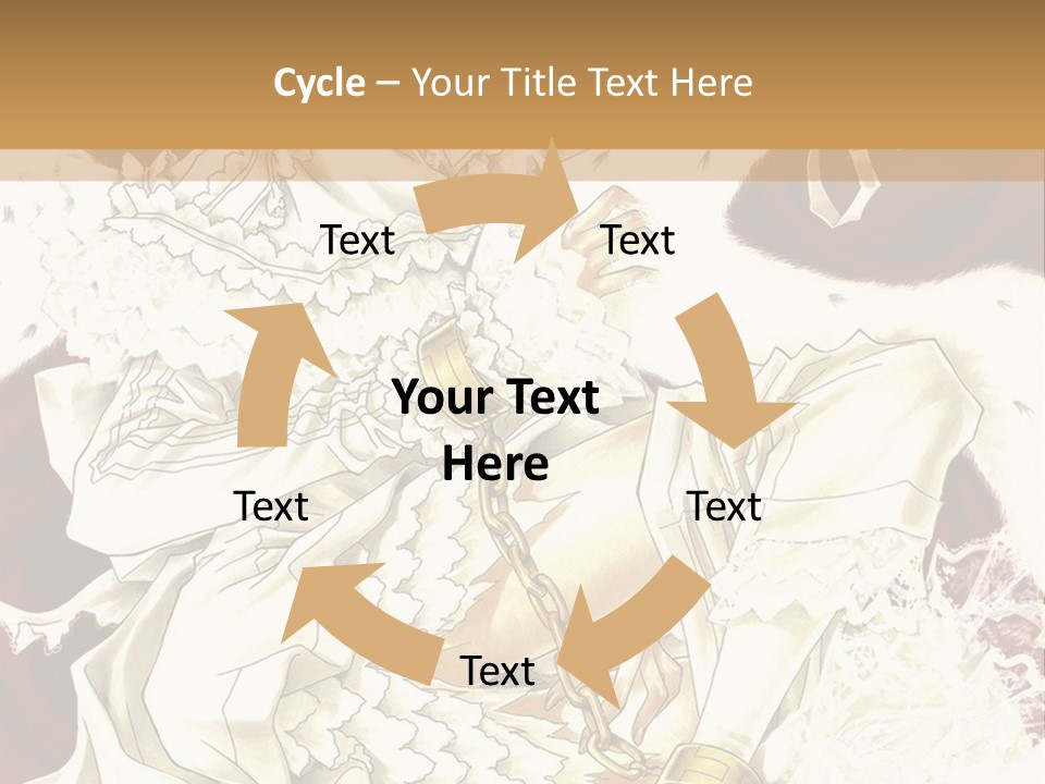 A Woman In A White Dress Is Holding A Sword PowerPoint Template